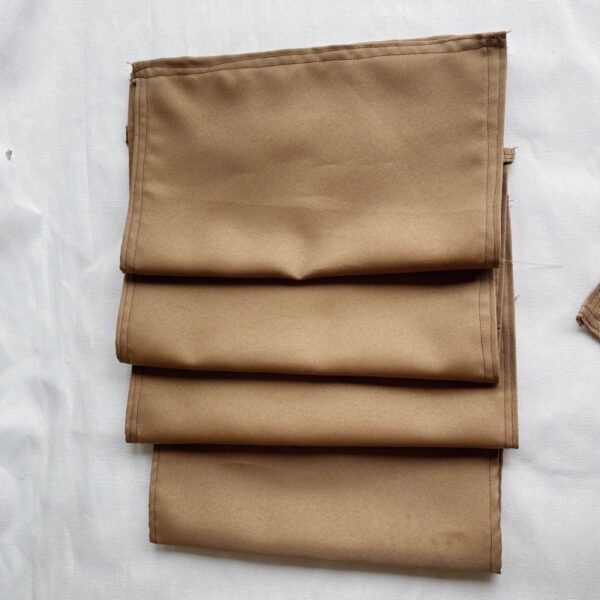 Coffee Brown Linen Placemat and Coaster (Brittania) - Image 4