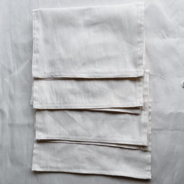 CheeseCloth/ Canvas Linen Placemat and Coaster (Constantina) - Image 2