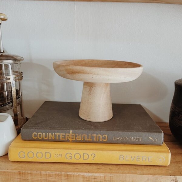 Mini Cake Stand All Natural Wood (Carolina) - Image 11