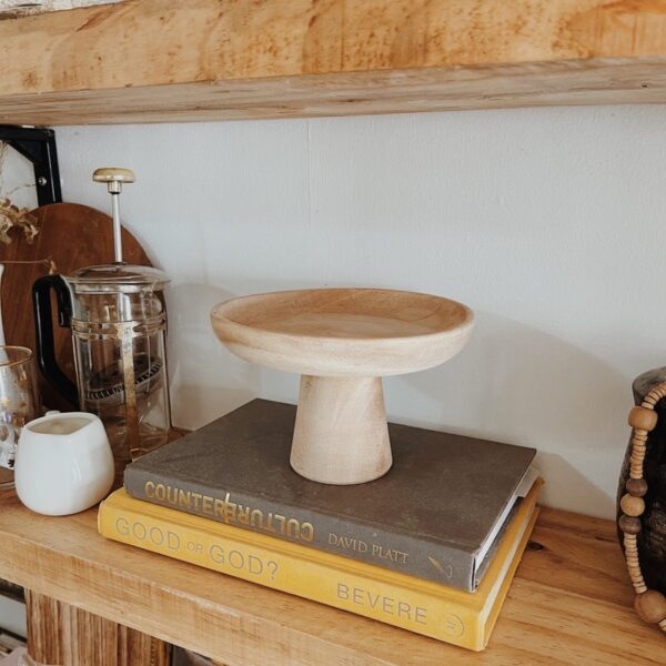 Mini Cake Stand All Natural Wood (Carolina) - Image 10