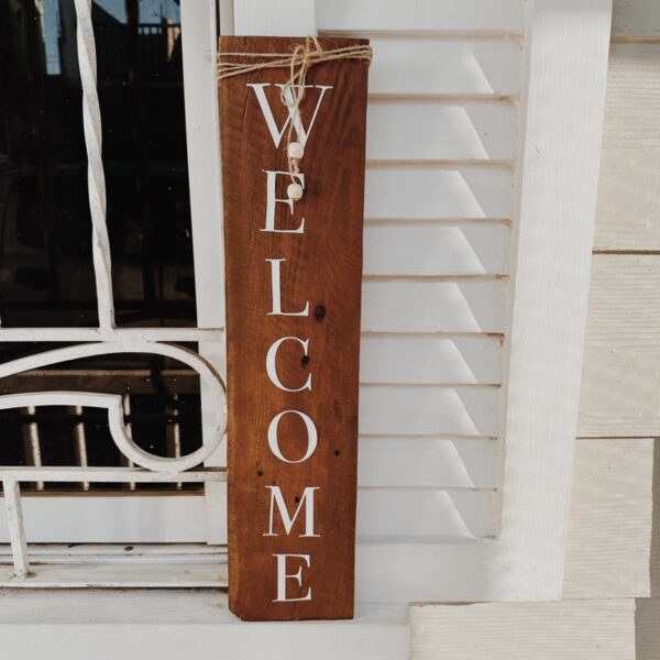 Welcome Wooden Door Signage (Wanda) - Image 11