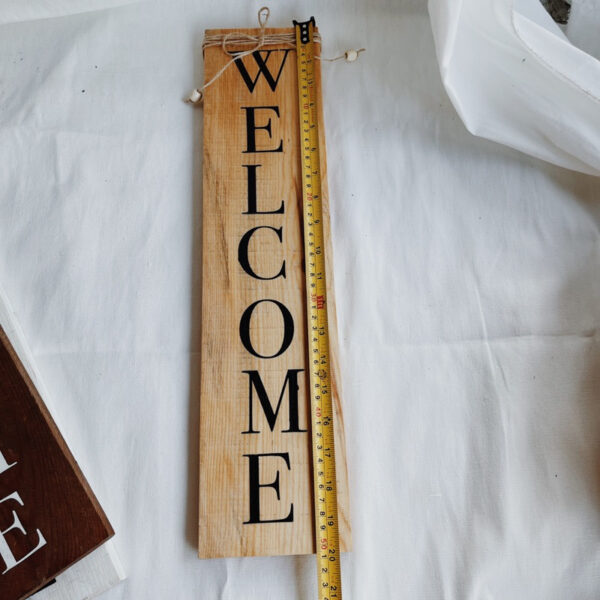 Welcome Wooden Door Signage (Wanda) - Image 5