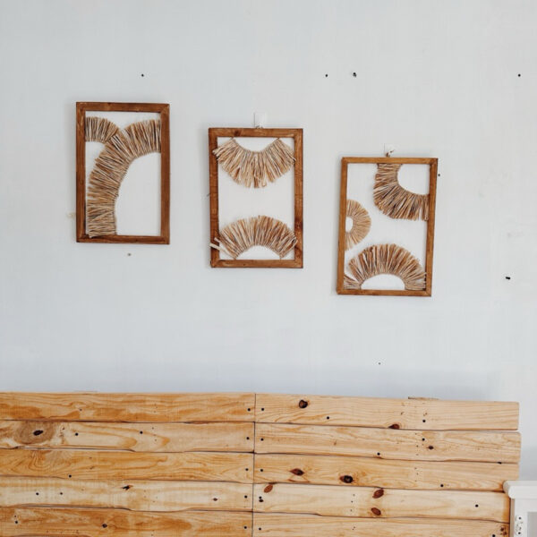 B&Co Raffia Boho Frame (Frida) - Image 11