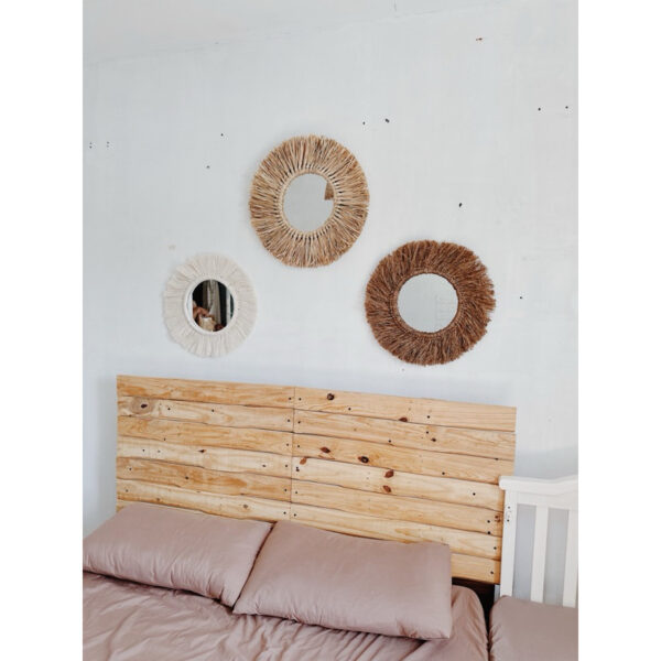 B&Co Abaca Mirror 20” Round (Andres) - Image 10