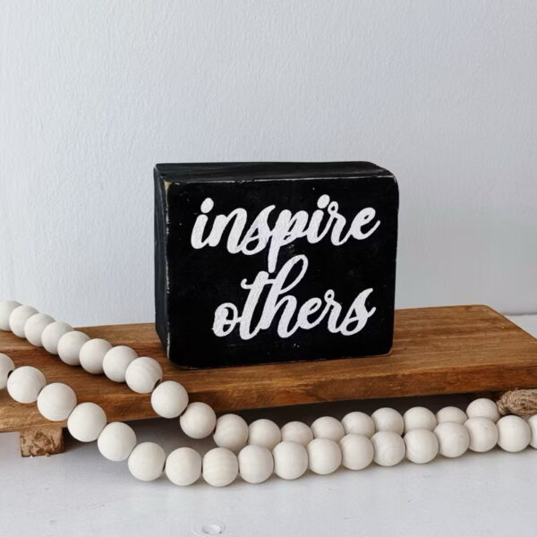 Inspirational Wooden Blocks With Message Decorative (Bambi) - Image 3