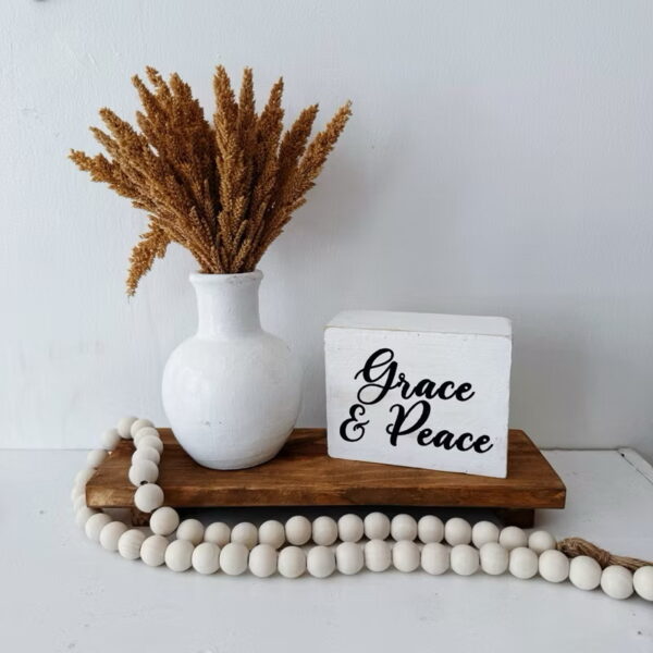 Inspirational Wooden Blocks With Message Decorative (Bambi) - Image 7