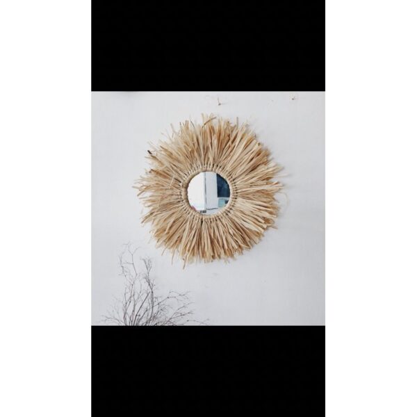 Rafia Mirror Wall Hang Boho Decorative （Raphael） - Image 8