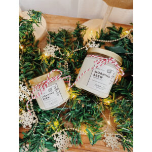 MORNING BREW (Coffee and Milk Scent) Soy Wax Candle