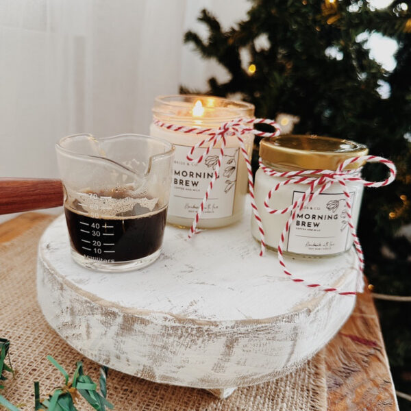 MORNING BREW (Coffee and Milk Scent) Soy Wax Candle - Image 5