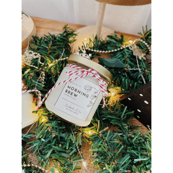 MORNING BREW (Coffee and Milk Scent) Soy Wax Candle - Image 2