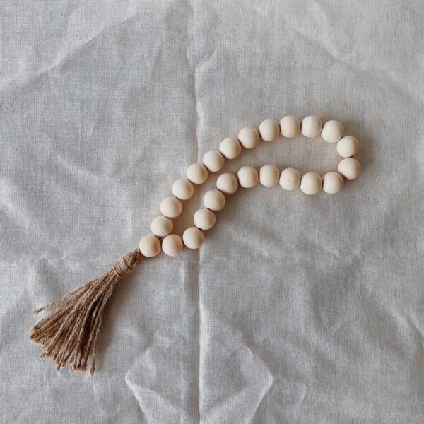 Farmhouse Wooden Beads Decorative Filler Round - Image 3